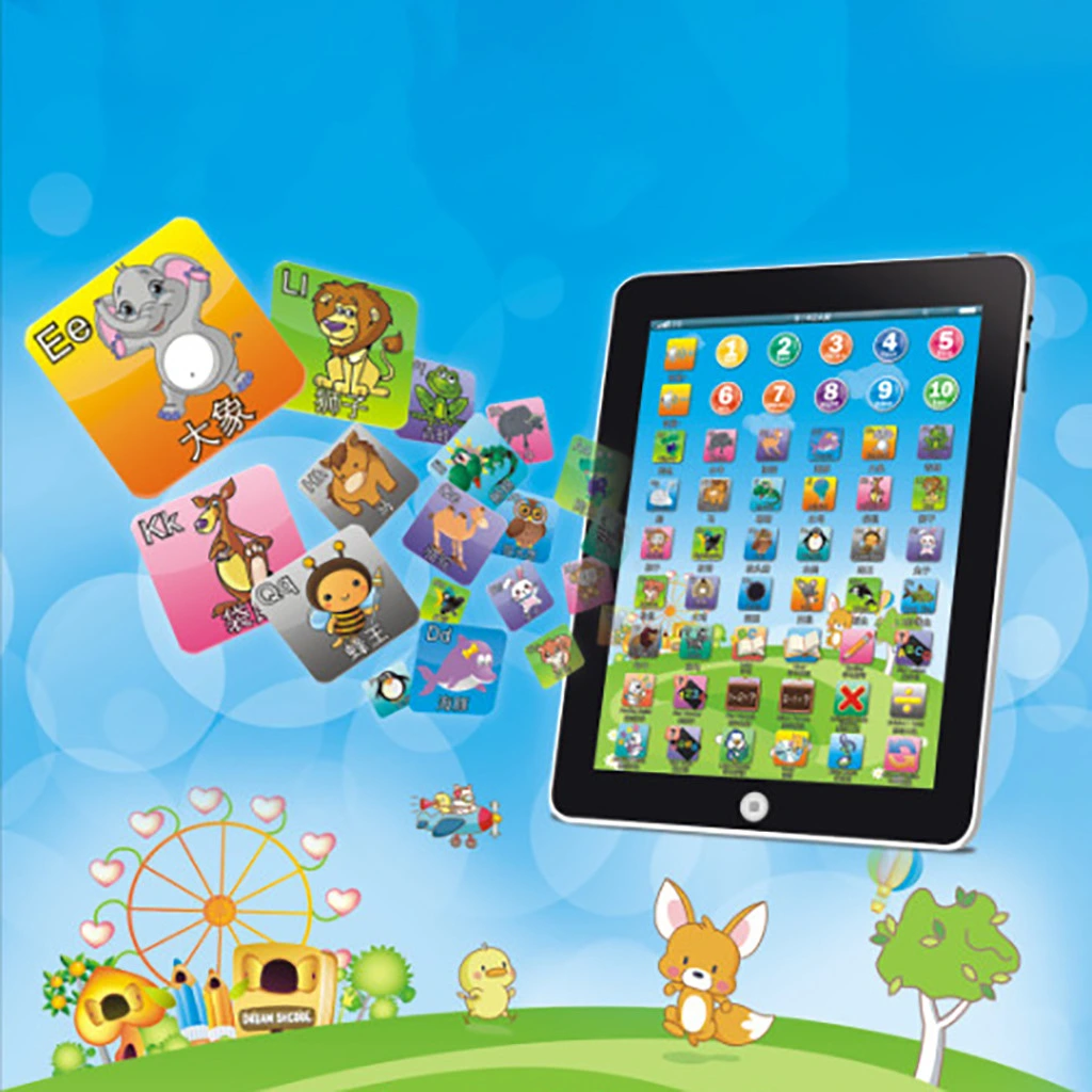 Children&prime; S Tablet Reader Toy Early Education Point Reading Machine